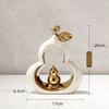 1PcCreative Light Luxury Chinese Style Gourd Shaped Ceramic Home Living Room Art Dining Table TV Cabinet Decoration Gift Zhaocai