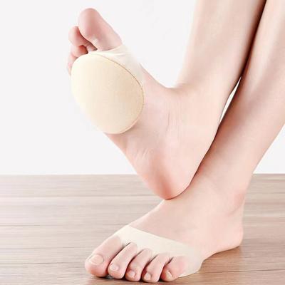 Ball of Foot Cushions Socks Metatarsal Forefoot Pads for Women Anti-Slip Toe Topper Liner Socks High Heels Shoes Inserts for Foot Pain Relief
