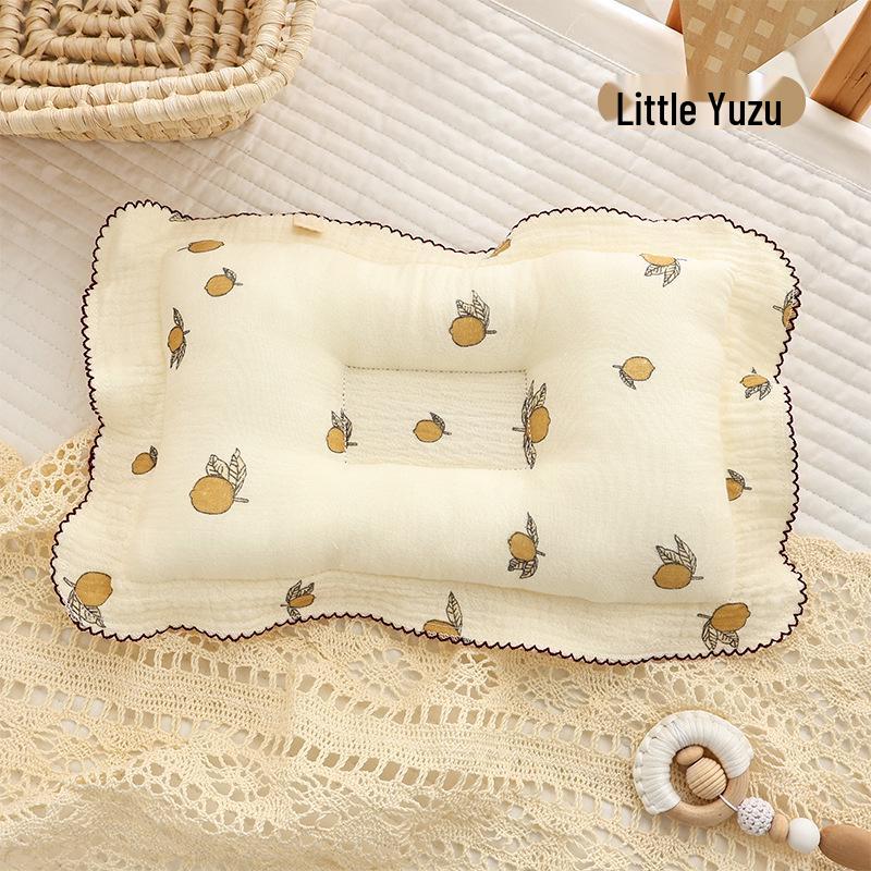 Poduszka Kształtująca dla Noworodków z Czystej Bawełny - Przeciw Płaskiej Główce dla Niemowląt i Małych Dzieci