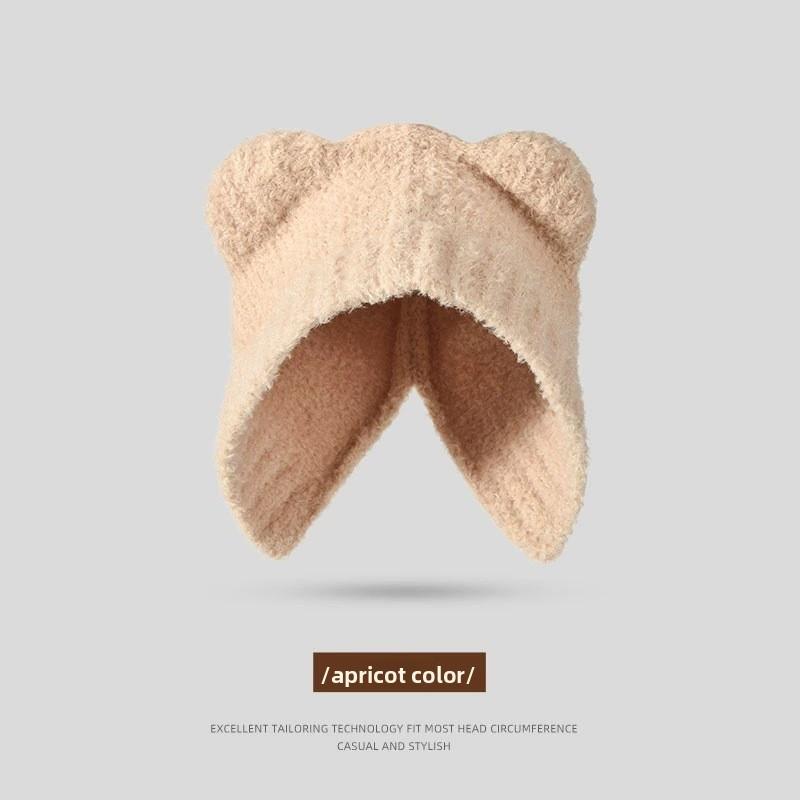 Fair Isle Wool Beanie With Foldable Design For Casual Outdoor Wear