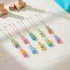 10Pcs Cartoon Mini Harmonica With Necklace Musical Toys For Kids Birthday Party Favors Pinata Fillers Boy Girl Christmas Gift
