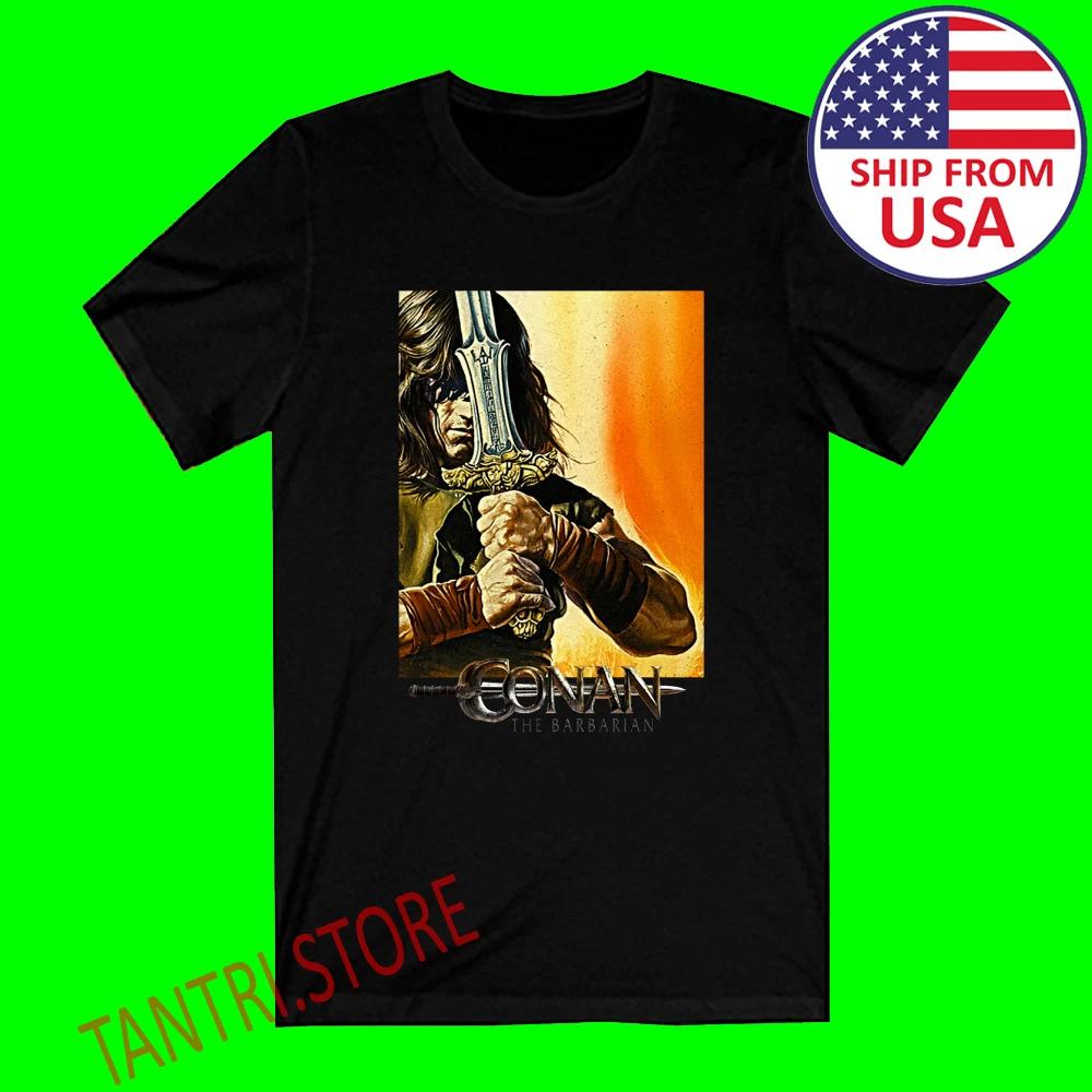 Conan The Barbarian Movie TV Show Men s Black Size S to 3XL 3XL