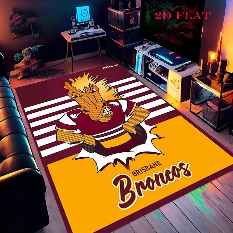 Broncos Nation Carpet Rug for Living Room Bedroom Home Sofa Decoration,Kids play Nonslip Floor Mat