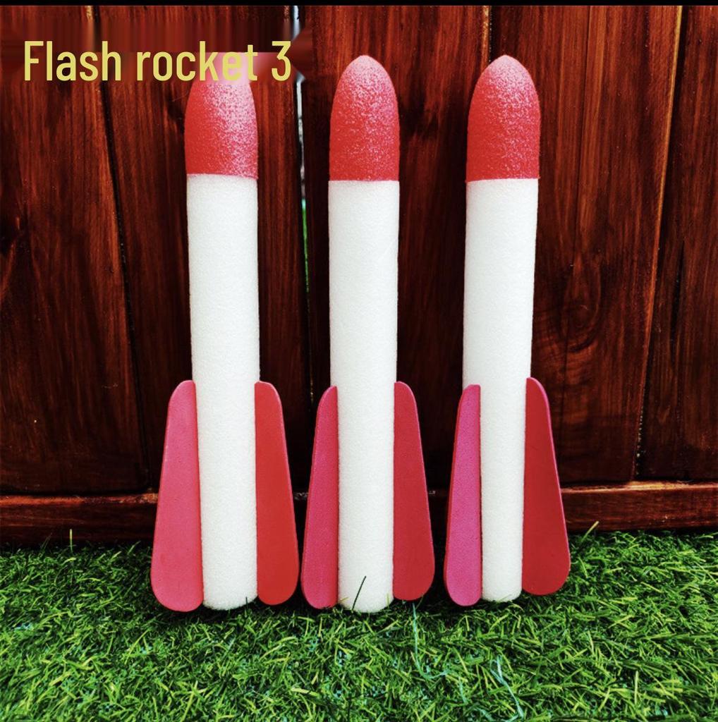 Skyward Rocket Launch Pedal-Operated Luminous Toy for Kids