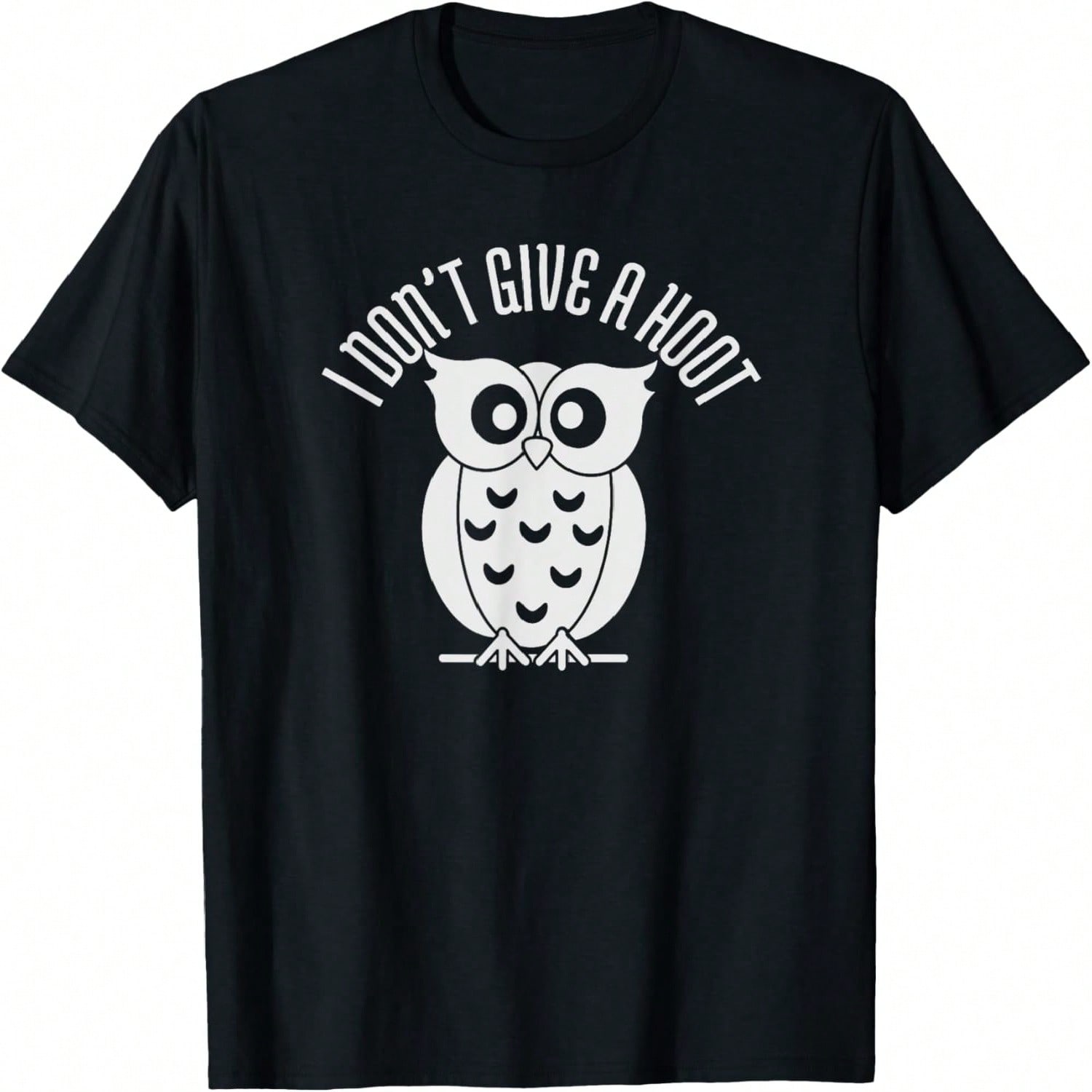 Owls I Don t Give A Hoot Owl Lover Joke Gift T-Shirt S разноцветный