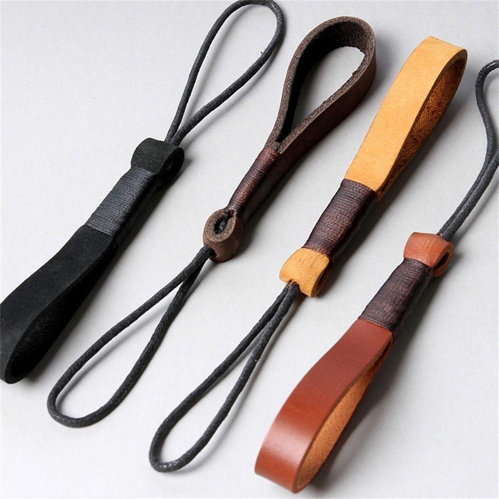 Rope Auto Keyring Key Pendant Weave Car Key Holder Car Keychains Leather Keychains Lanyard Keyring