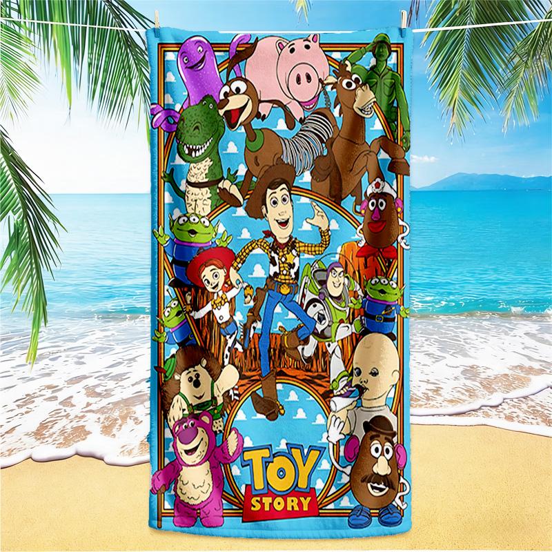 1pc Toy Story Adventure beach towel,quick drying absorbent beach towel,outdoor sports swimming beach towel,Soft and comfortable Y71816