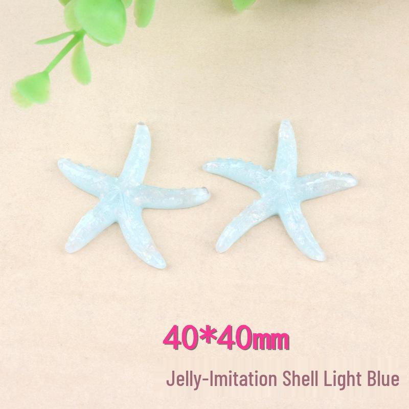 Starfish Resin Accessory Kit: Phone Case, Hair Clip, DIY Ocean Clog Patches