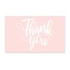 10-30pcs 9cm*5.4cm Pink Flowers Thank You Cards For Gift Card Box Package Decoration Shopkeeper Baking Small Business