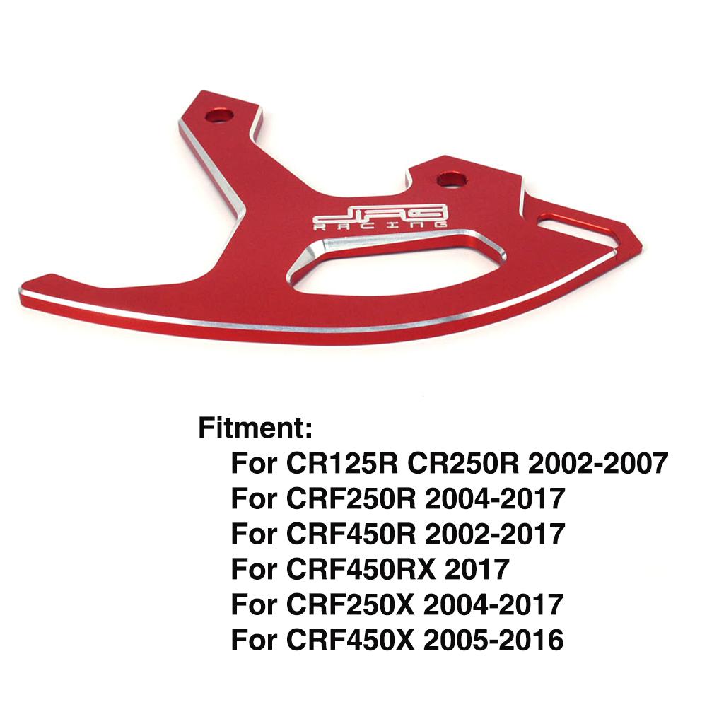 

JFG Motorcycle CNC Rear Brake Disc Guard Protector Cover For HONDA CRF250R CRF450R CRF450RX CRF250X CRF450X CRF 450R 250X 04-17 Brake Disc Guard