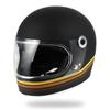 HORIZONHELMETS Full Face Matte LAMP 3 Rainbow Helmet, Black, (Small 54-55cm)