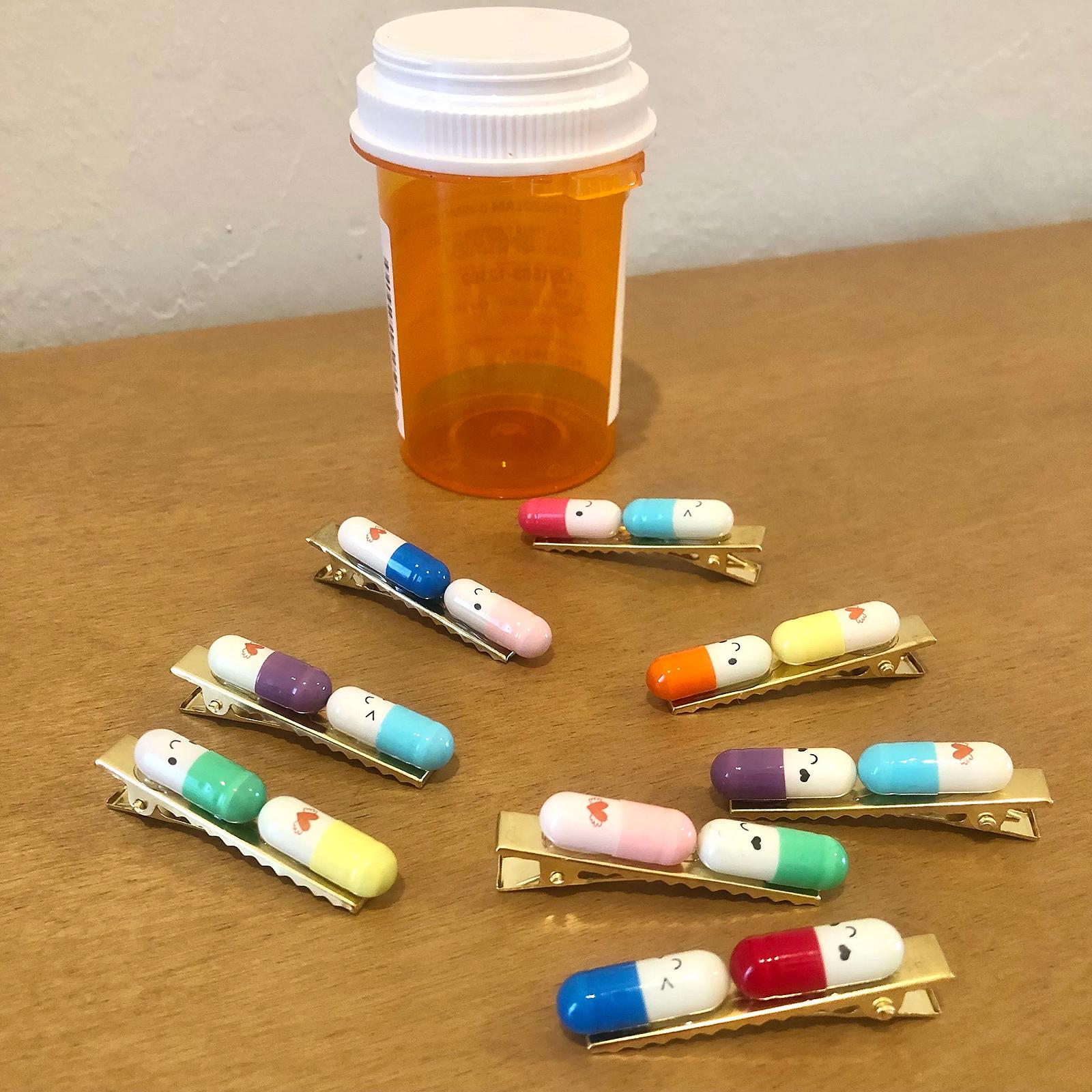 

Happy Hair Clip Accessory, Colorful Hair Clips, Fun Capsule Hair Accessories With Cute One Size