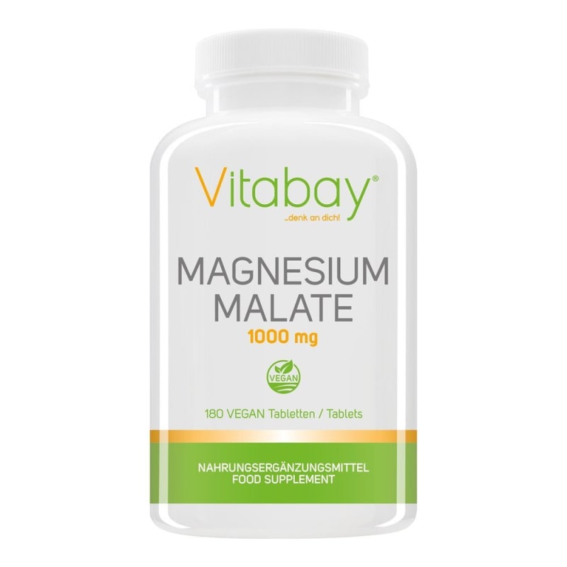 

Vitabay Магнію малат 1000 мг 180 таблеток