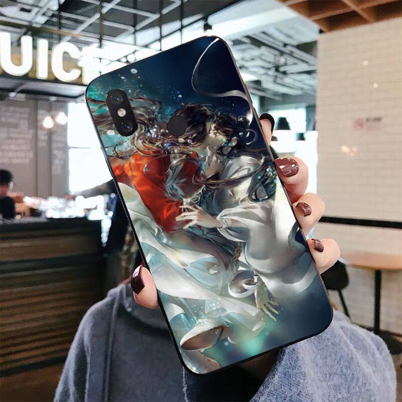 YNDFCNB Aesthetic Chinese style Tian Guan Ci Fu Phone Case for Xiaomi mi 8 9 10 lite pro SE 5 6 X max2 3 mix2 F1