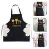 PVC Kitchen Apron Oil Proof Multi-Functional Baking Accessory with Pockets for Home Bbq Cooking Apron Cooking Protector