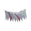 652F Cotton Pennant Bunting Flags Garlands Hanging Nursery Decors for Baby Shower