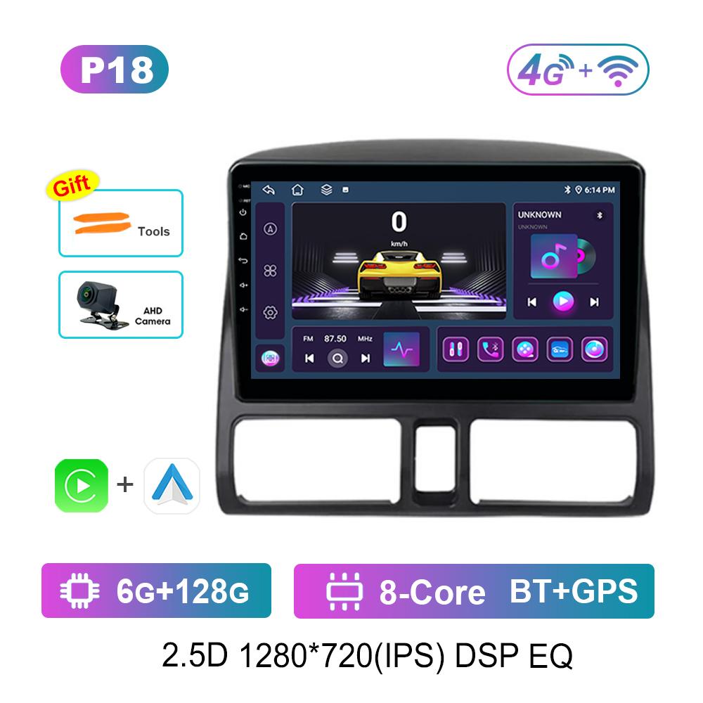 Android OS for Honda CR-V CRV 2 2001 - 2006 Car Radio Multimedia Player 4G Bluetooth WiFi GPS Navigation IPS Screen Auto Tools