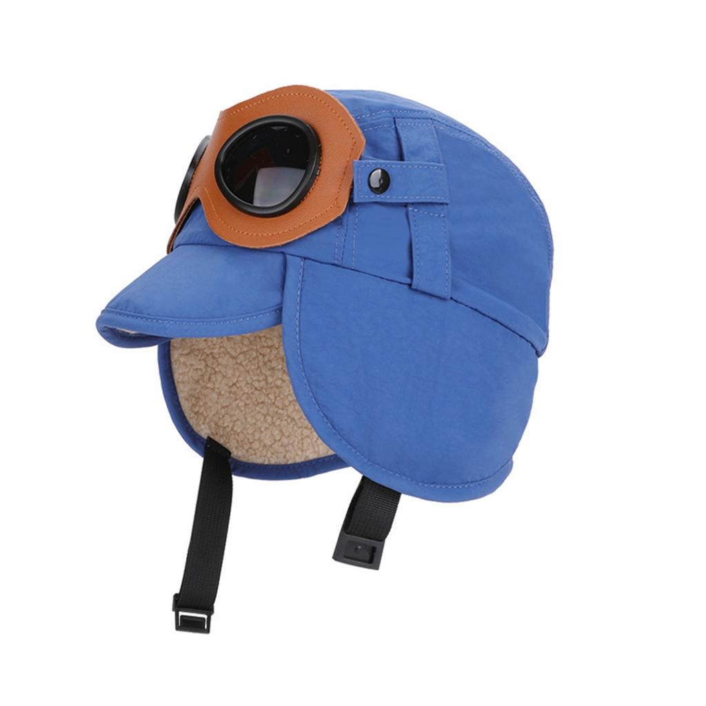 Wintermütze für Kinder, Retro Lei Feng Mütze, Mütze mit warmem Fleece, Ohr-, Motorradmütze zum Fahren