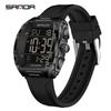 New Fashionable Luxury Men's Sports Electronic Watch Waterproof Countdown Calendar Night Light Men's Electronic Wristwatch