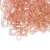 100pcs Paper Clips Multipurpose Innovative Cute Shape Rustproof Electroplating Metal Paperclips for Document Classification