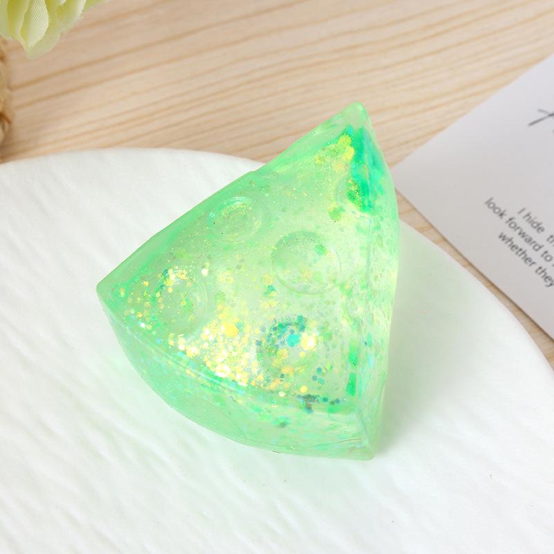 1Pcs Super Soft Mochi Cheese Squeeze Toy Cheese Square Fidgets Toys Funny Anti-Stress Sensory Toy For Adults Gifts