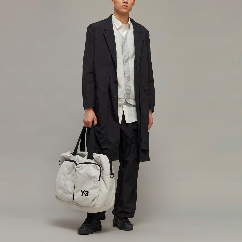 Y-3 Color Block V-Neck Single-Breasted Fleece Sports Loose Vest Unisex Vest Off-White HZ8820