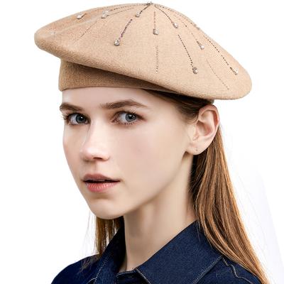 Vintage Painter's Hat, Versatile Beret, Female Face, Little British Hat, Bud Hat, Beret.