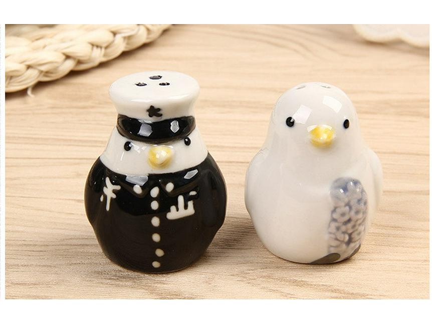 

Новый стиль Керамический пингвин Свадебный подарок Перечница