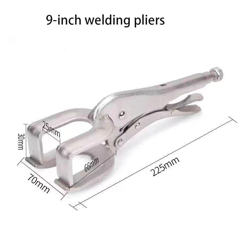 

9-дюймовые металлические сварочные клещи для стыковой сварки труб U-образные сварочные клещи регулируемый захват тиски фиксирующие челюсти фиксирующий зажимной инструмент