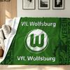 VfL Wolfsburg Print Flannel Blanket High Quality Warm Comfortable Cover for All Seasons Perfect for Gifts Home Decor
