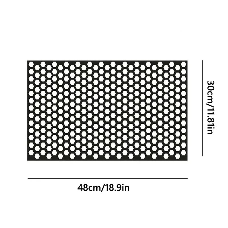 2Pcs Creative Trendy Taillight Stickers Car Rear Light DIY Decorative Sticker Universal Auto Honeycomb Sticker Decor Accessories