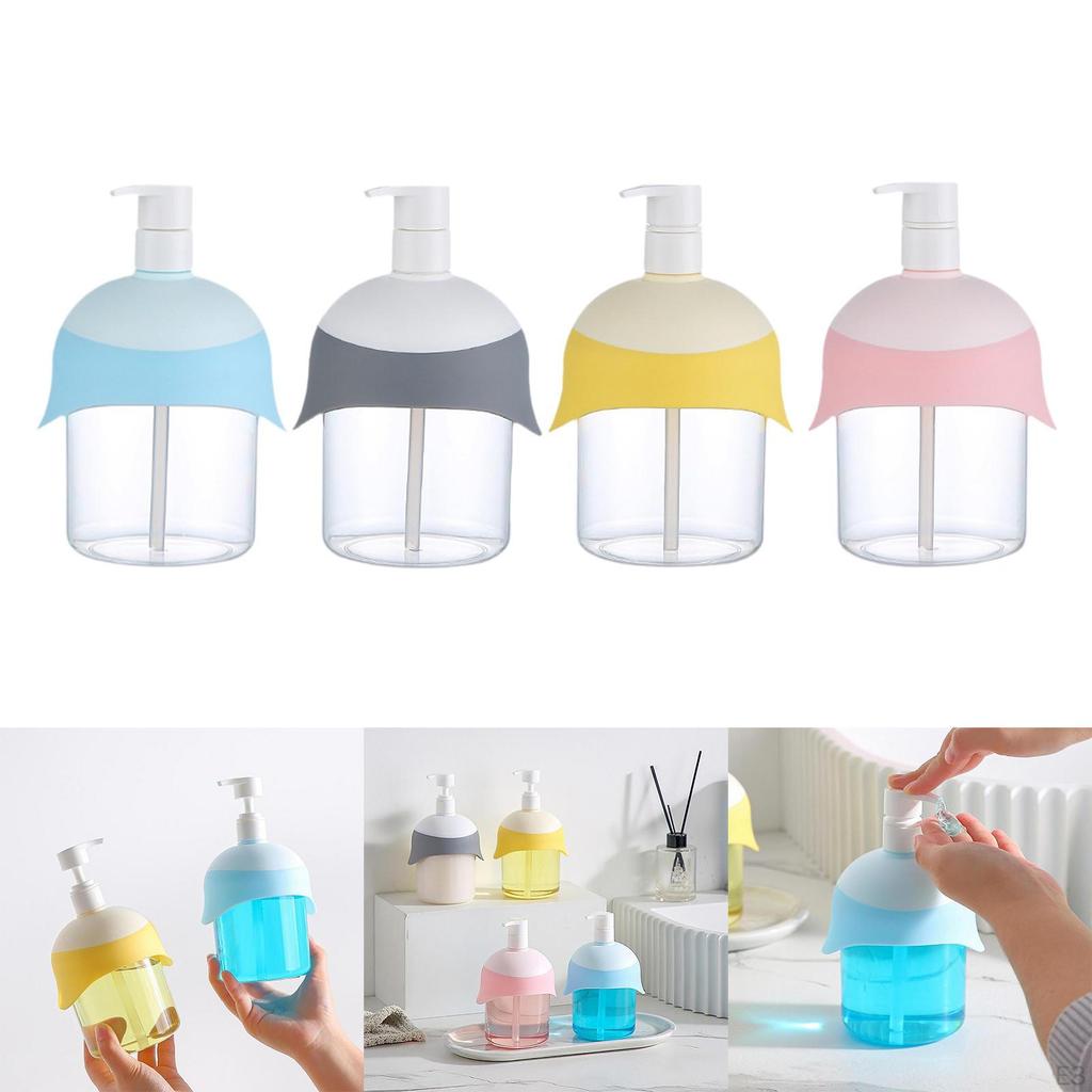 Foam Soap Dispenser Cute Bathroom Liquid Container Hand for Countertop
