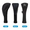 Scott Edward Golf Club Headcovers for the Lane Woods 3 Long Neck Mesh Golf Club Headcovers with Interchangeable Number Labels Driver/Mixed Style,