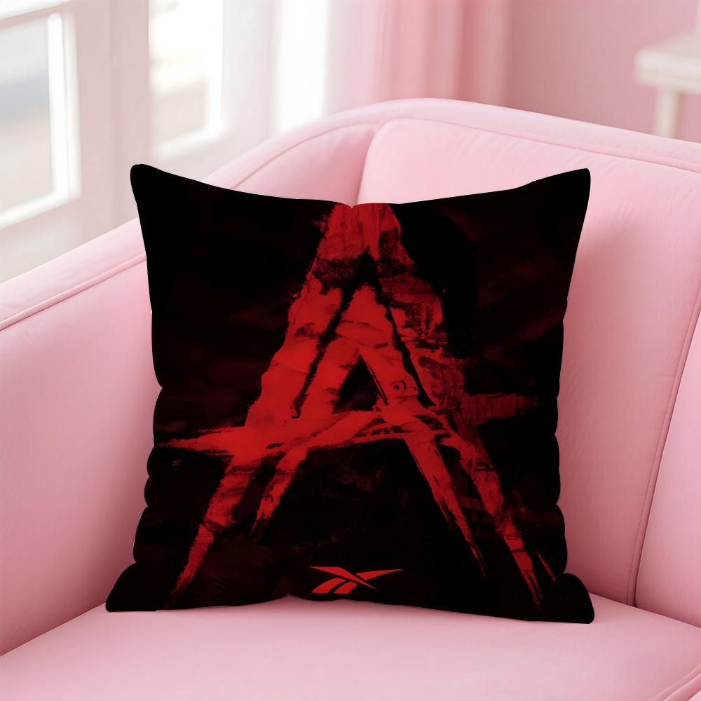 Anuel AA Real Hasta La Muerte Pillow Case Anti-dustmite Pillowcase Invisible zipper silky short plush Sofa cushion cover 16x16Inch