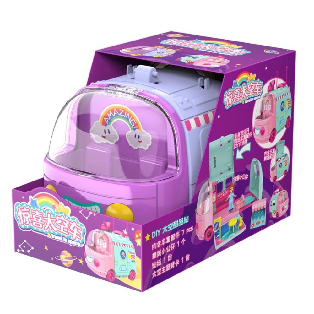 Multi-scene Space Car Parent-child Dessert Kitchen Set New Interactive Toys  Children Gift