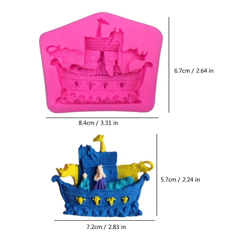 Landscaping Shipwreck Silicones Mould Ornament Molds Candle Molds Casting Mould Epoxy Resin Molds Craft Supplies