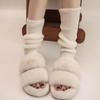 Casual warm ring leg warmer socks for teenage women