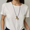 Horse Pendant Long Necklace Adjustable Horse Charm Necklace for Women Simple Jewelry Accessories