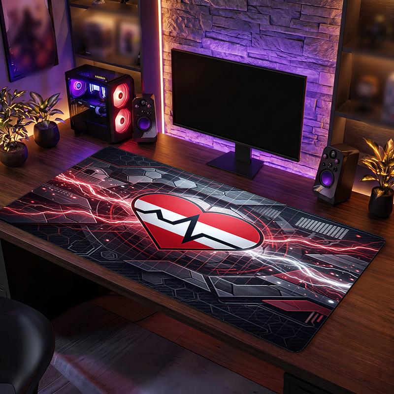 Austria Football Crest Mouse Pad, Extended Non Slip Rubber Desk Mat for Gaming Office Laptop Fan Gift