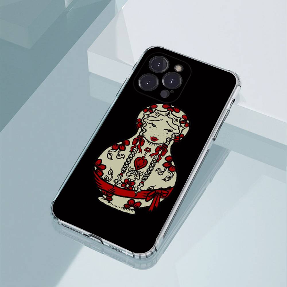 Russian Dolls Matryoshka Phone Cases For iPhone17,16,15,14,13,12,11,Pro,Max,Plus Luxury Camera Protection Plastic