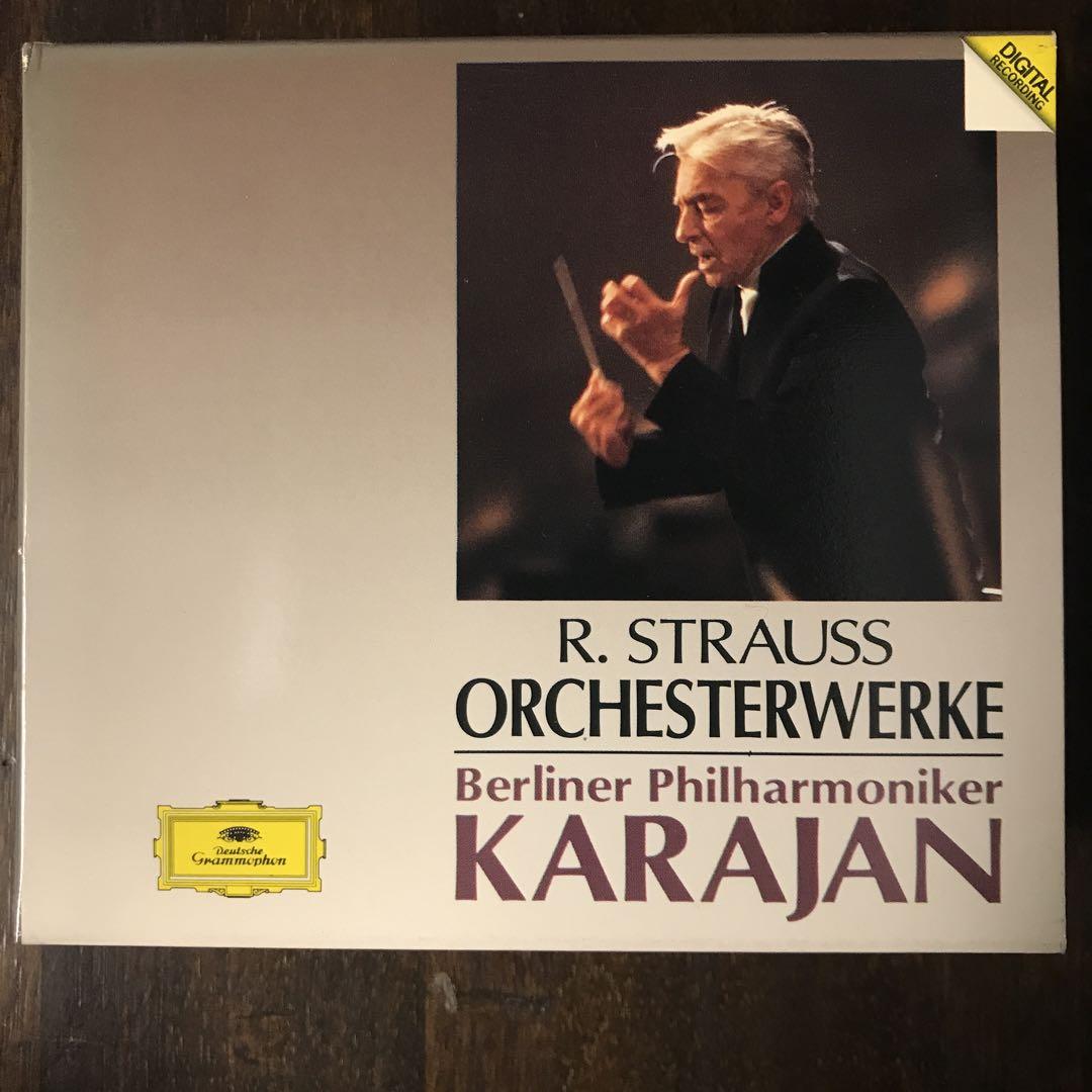 

[USED] Karajan Conducts the Berlin Philharmonic Orchestra: R. Strauss Orchestral Works 5CDs