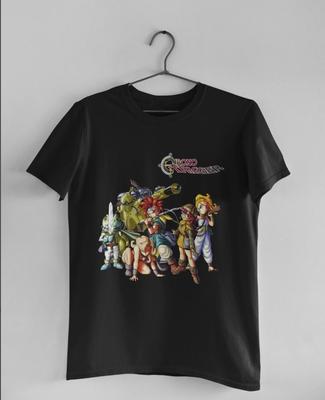 Chrono Trigger Graphic T-Shirt Retro RPG Classic NES Gaming Tee Shirt