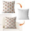 Halloween Ghost Pumpkin Pillowcase Washable Soft Pillow Case Plush Faux Fur Pillowcase for Festive Home Accent