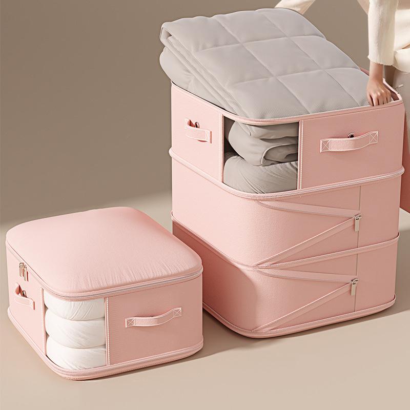 1pc Vacuum Compression Storage Bags Household Visible Quilt Clothing Storage Box Large-capacity Storage Bag Wardrobe Organizer