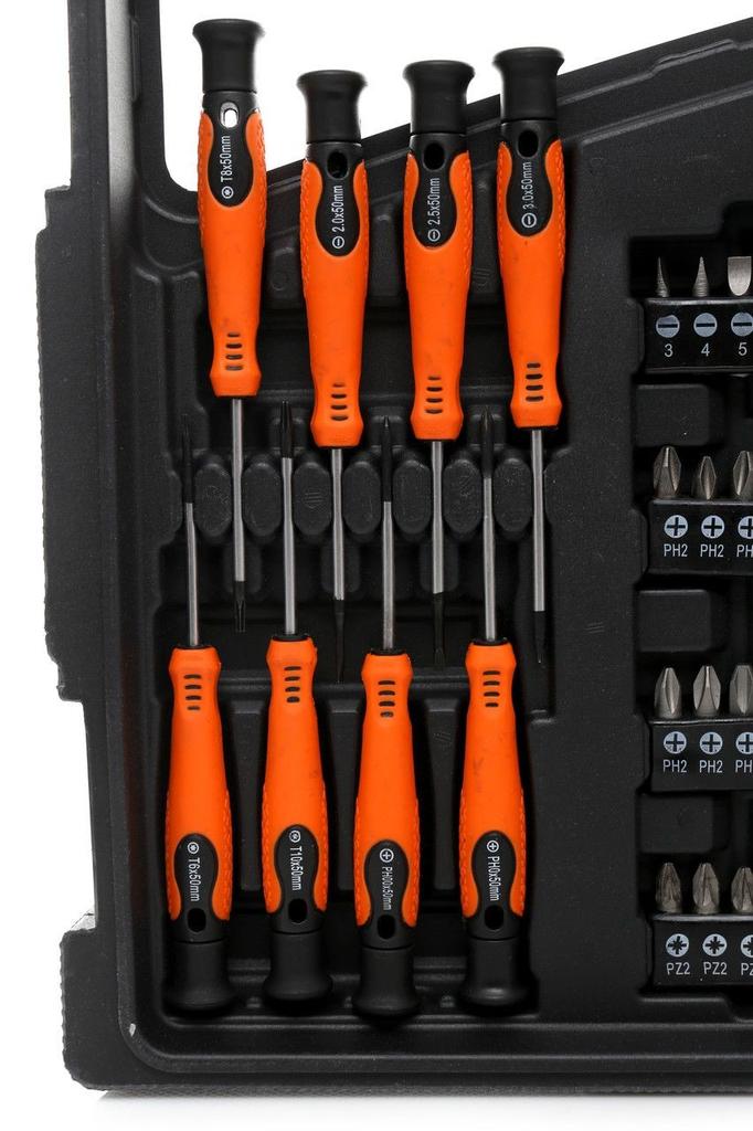 75-piece screwdriver and bit set KD10904