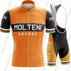 Retro Classic Molteniful-Team Cycling Jersey Set Summer Clothing Kits Men Road Bike Shirt Suit Bicycle Bib Shorts