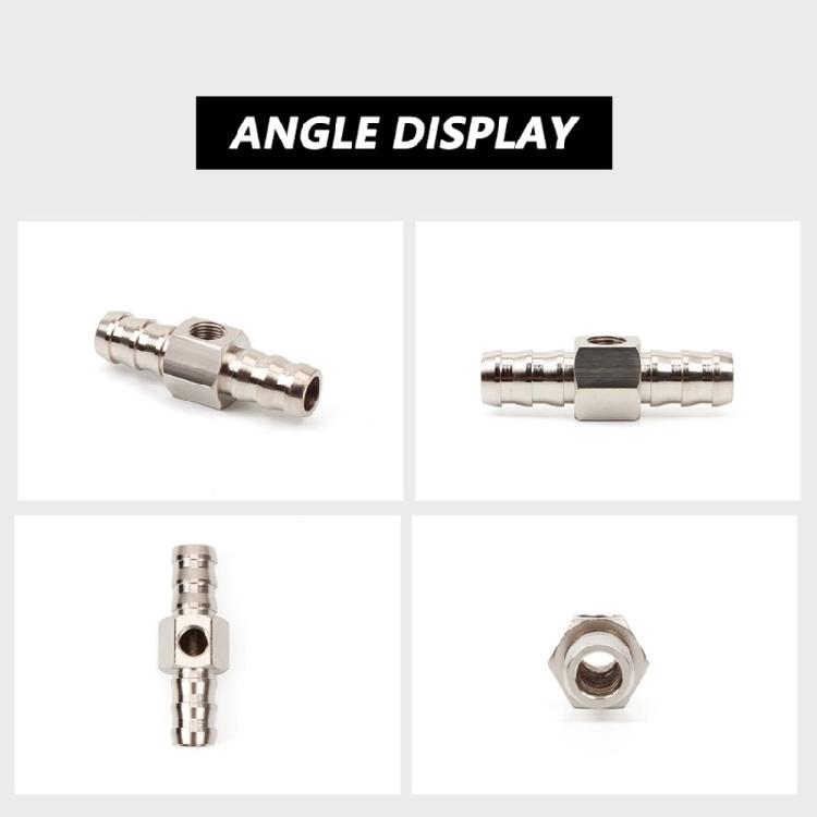 Kraftstoffleitung Kraftstoffdruckmesser Sensor T-Stück Adapter 3/8" Anschluss