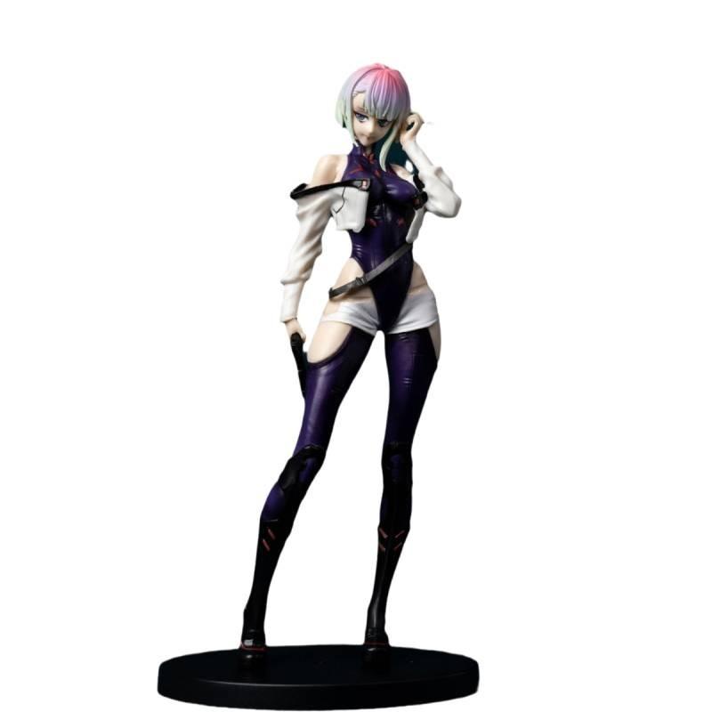 Edgerunners Cyberpunk Lucyna Kushinada Figurine Pc Game Model Ornament Gift Toy