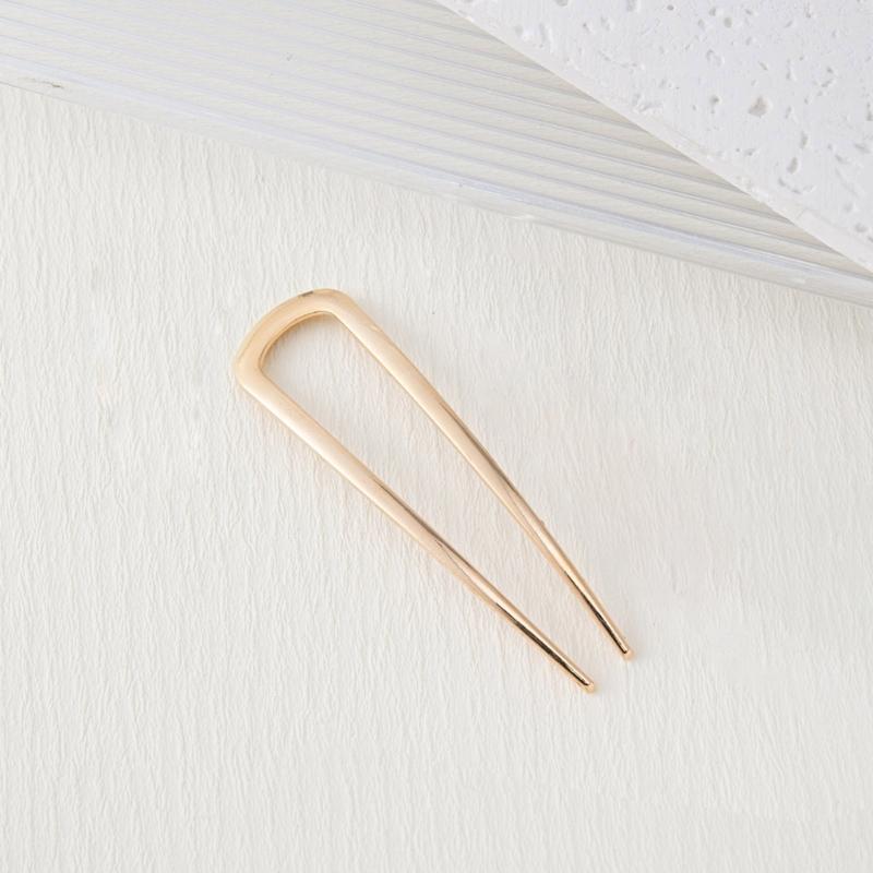 Fermacapelli Francesi a U per Chignon e Acconciature Accessori per Capelli in Metallo Fermacapelli Grandi Francesi per Donne Ragazze