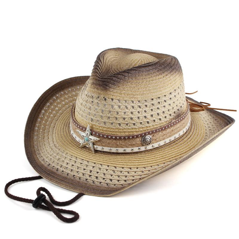 Spring and Summer New Products, European and American Ethnic Style, Western Cowboy Hat, Male and Female Gender-neutral Outdoor Casual Jazz Hat